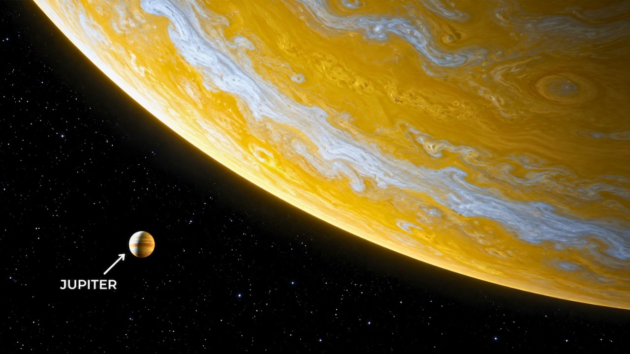 The Terrifying Scale of the Largest Planet We've Ever Found