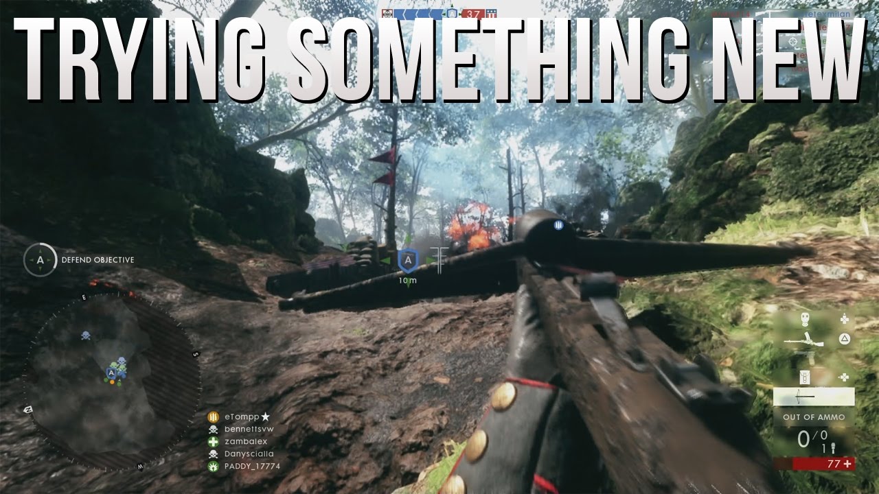 Trying Something New... - iTemp's PS4 Battlefield 1 Road to Max Rank Ep. 80! (Rush Gameplay)