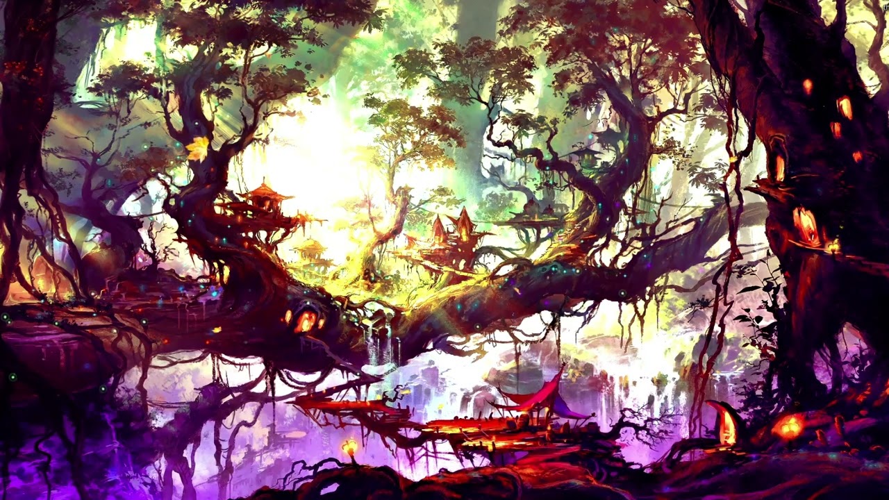 Serene Japanese Fantasy Village Ambiance: Relaxing Music for Tranquility