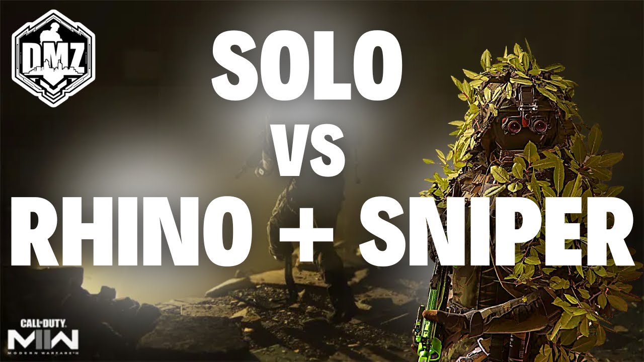 How to Complete Breaking the Bunker - Solo Vs Rhino and Sniper in DMZ