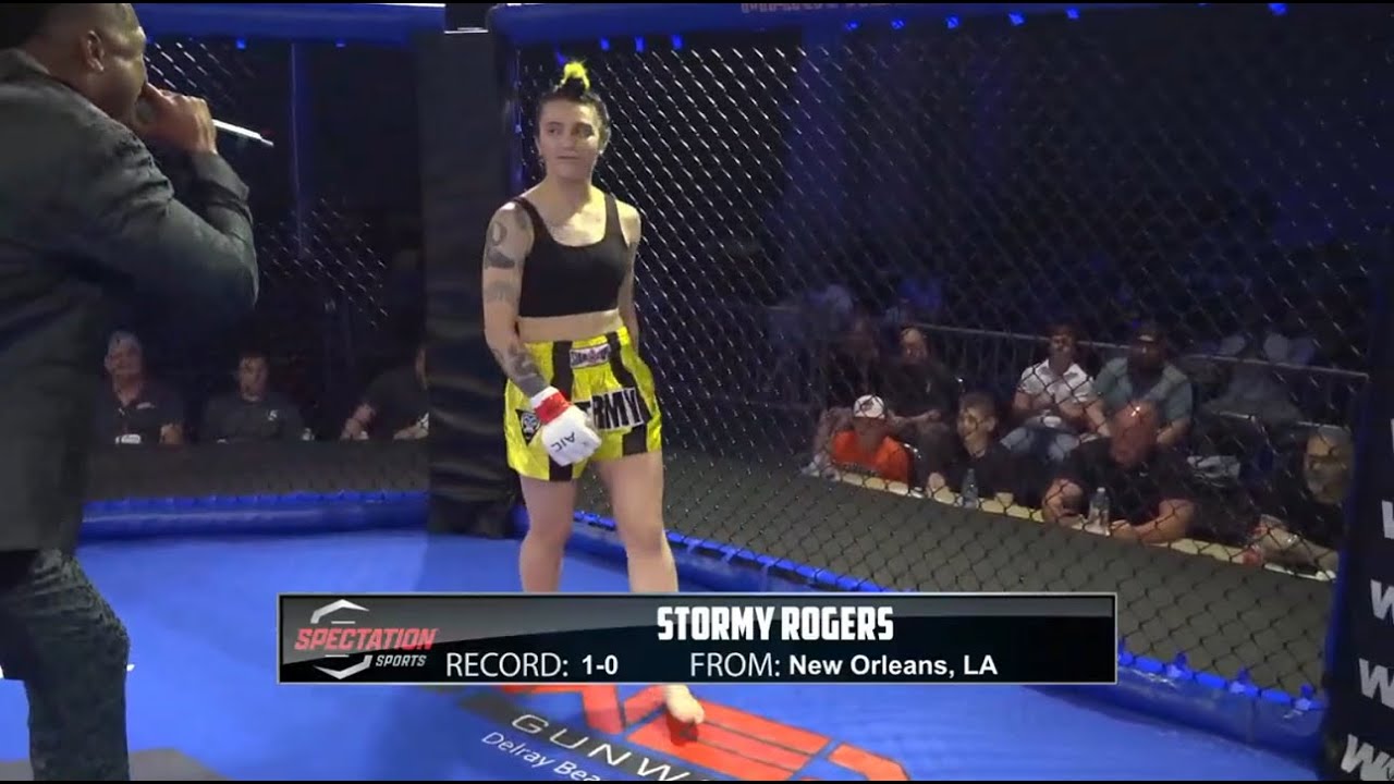 Jakeya Kelgar VS Stormy Rogers  - All In Combat 6
