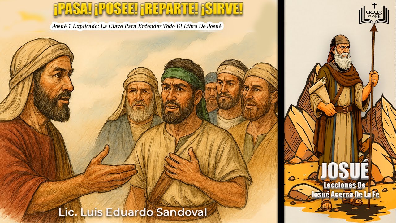 &iexcl;Pasa! &iexcl;Posee! &iexcl;Reparte! &iexcl;Sirve!. Josu&eacute; 1 Explicado: La Clave Para Entender Todo El Libro De Josu&eacute;.