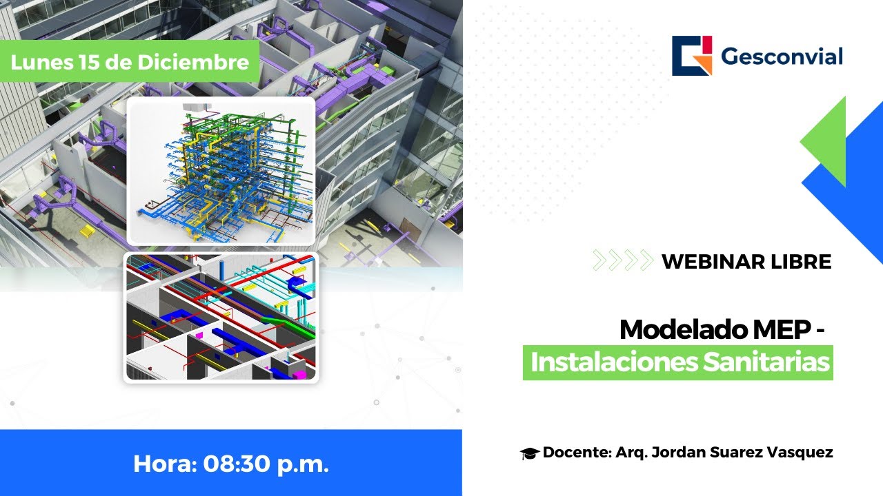 WEBINAR: Modelado MEP - Instalaciones Sanitarias