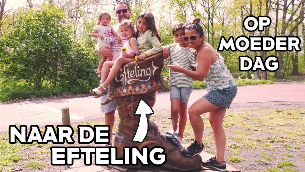 NAAR EEN GESLOTEN EFTELING MET MOEDERDAG 🎢 | De 4 Vloggetiers Vlog #FAMILIEVLOGGERS