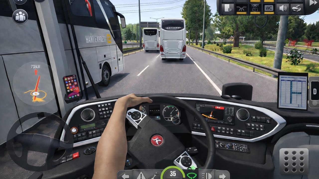 Bus Simulator Ultimate Mobile Gameplay | highway 🛣️🏁 | zuuks 