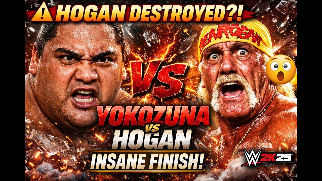 Hulk Hogan vs Yokozuna &ndash; WWE 2K25 Dream Match Gameplay 🔥 Epic Heavyweight Showdown!