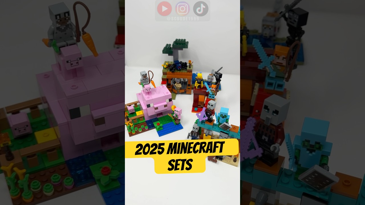 Все наборы LEGO Minecraft 2025 года #legominecraft