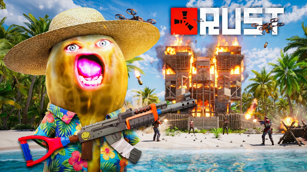 TheBurntPeanut TRAPPED in a COASTAL WARZONE w/ iiTzTimmy & More | RUST