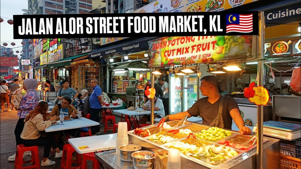 JALAN ALOR, CRAZY STREET FOOD MARKET IN KUALA LUMPUR, MALAYSIA! 🇲🇾