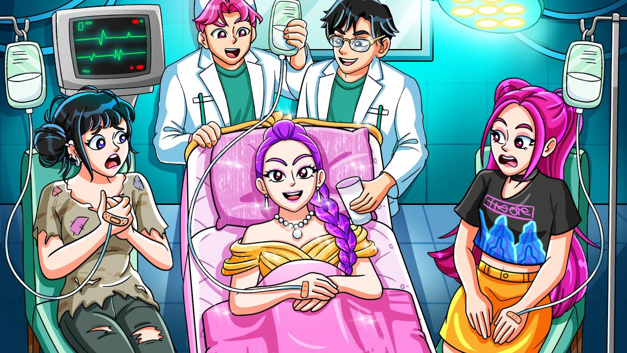 Kpop Demon Hunters: Huntrix Rumi, Mira, Zoey Got Trouble In Hospital | KPop Demon Hunters Animation