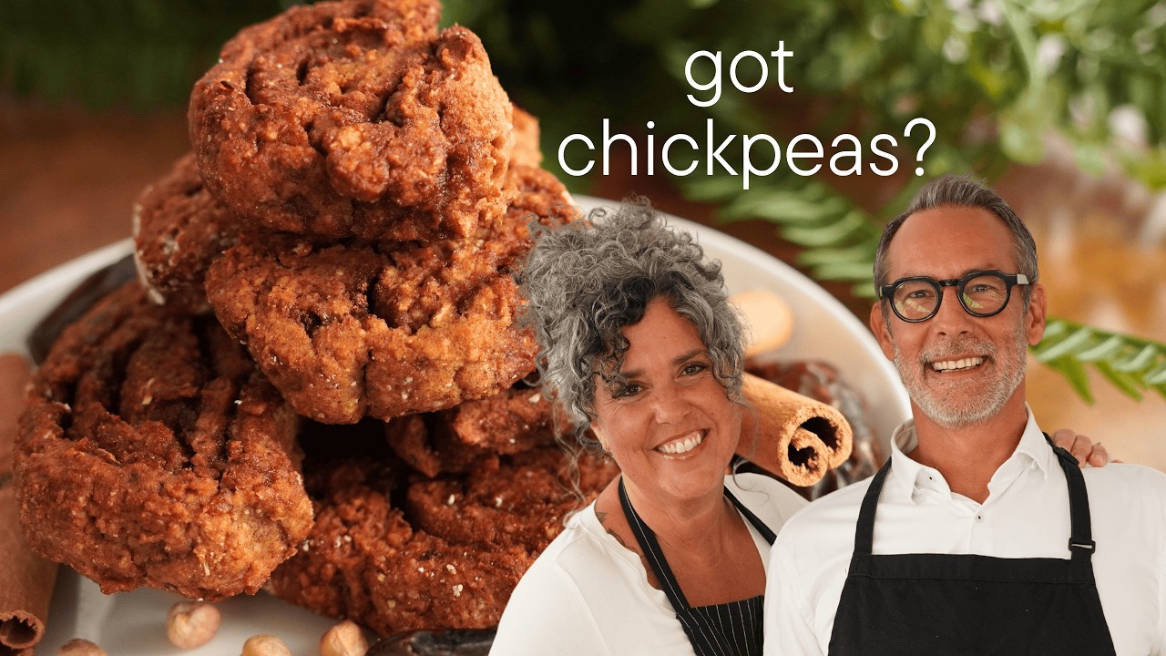 Healthy Cinnamon Cookies From Chickpeas | WFPB Baking