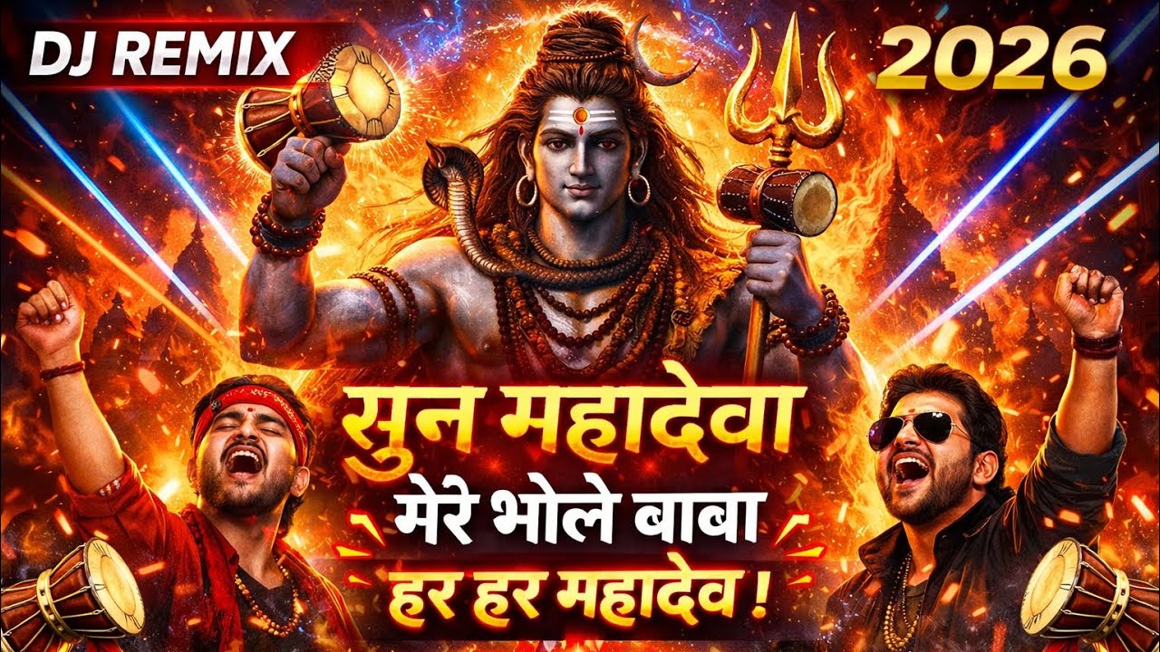 🔱 सुन महादेवा मेरे भोले बाबा | हर हर महादेव DJ Remix | High Energy Shiv Bhajan 2026 🚩