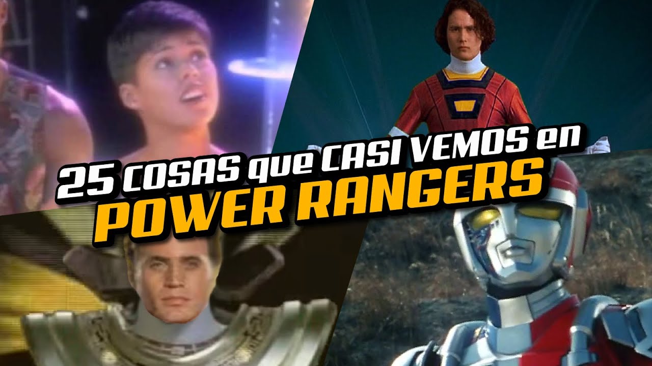 ⚡ 25 COSAS que CASI VEMOS en POWER RANGERS ⚡ | Armando R.