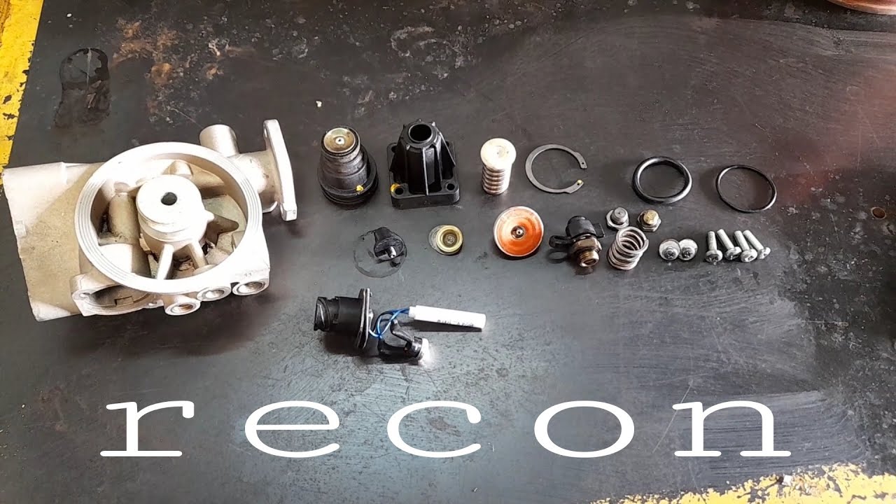 How to recondition Mercedes Benz Truck WABCO Compressed Air Filter & Pressure Relief Valve Assembly