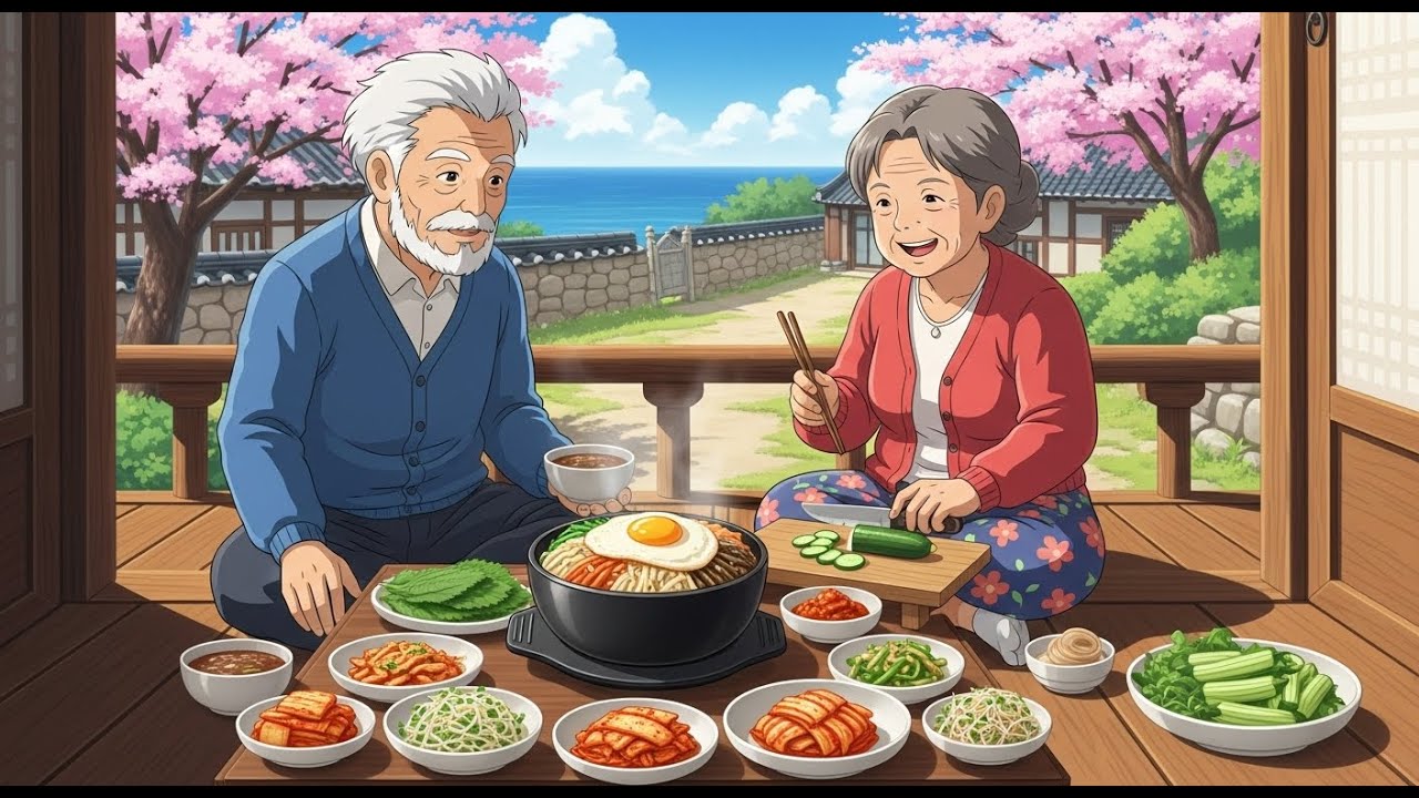 🌸 Hand in Hand Through Four Seasons | A Ghibli-Style Love That Blooms Again