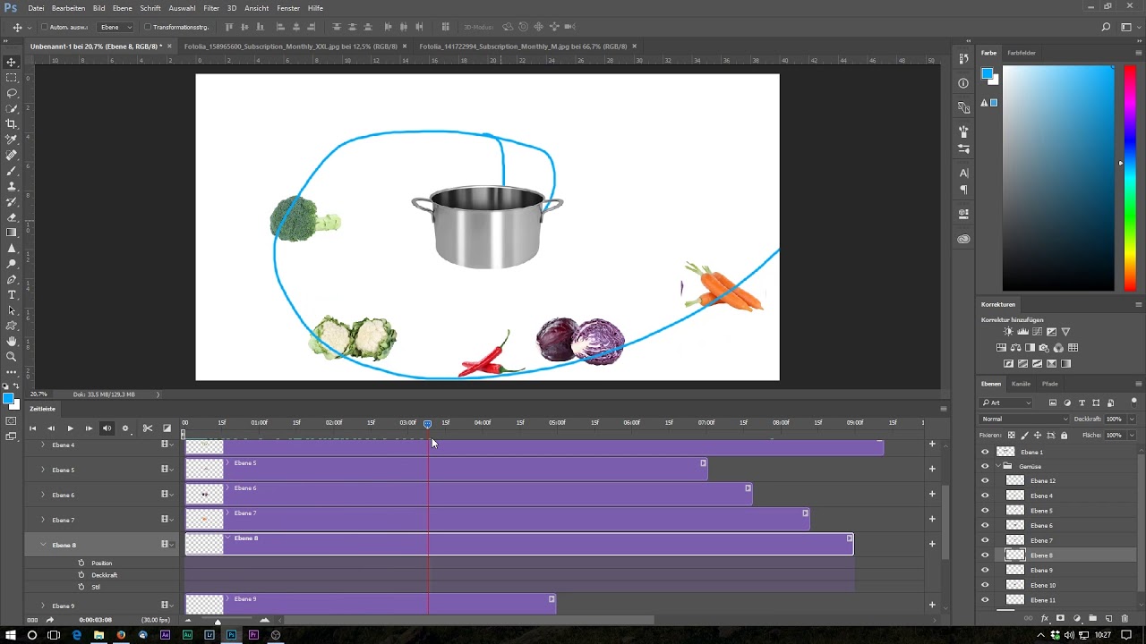 Video Animation erstellen mit Photoshop