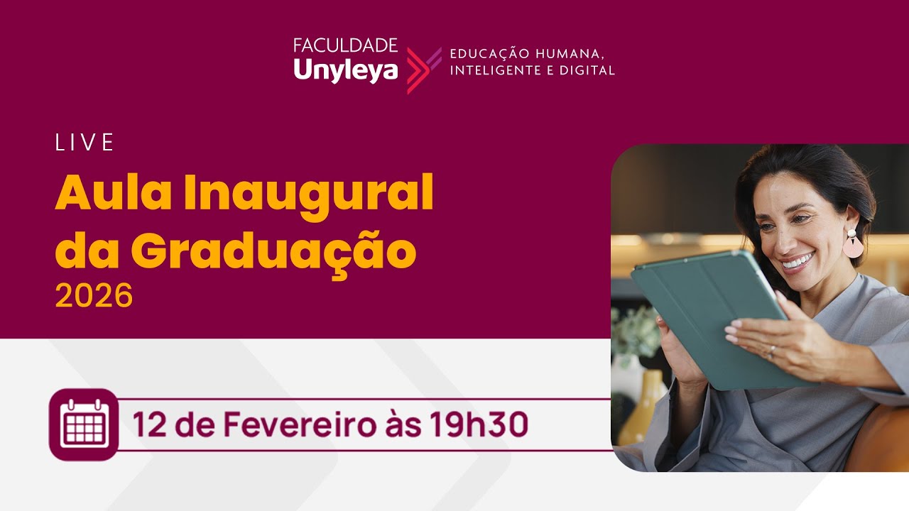 Aula Inaugural da Graduação - 2026: Boas vindas aos Ingressantes