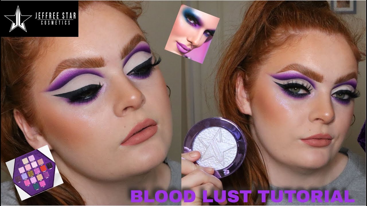 BLOOD LUST TUTORIAL - JEFFREE STAR - FIRST TIME USING CHOKING ON ICE EXTREME FROST