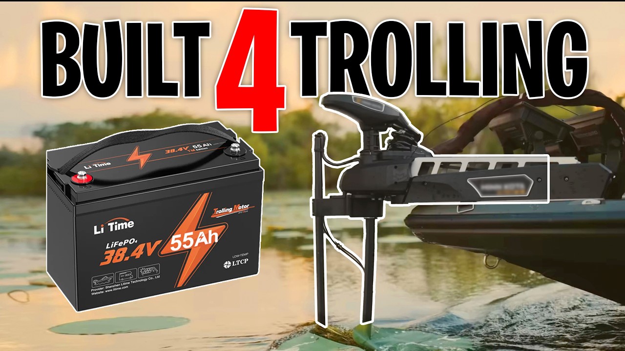 POWERFUL 36v LiTime Lithium Battery - Trolling Motor Battery