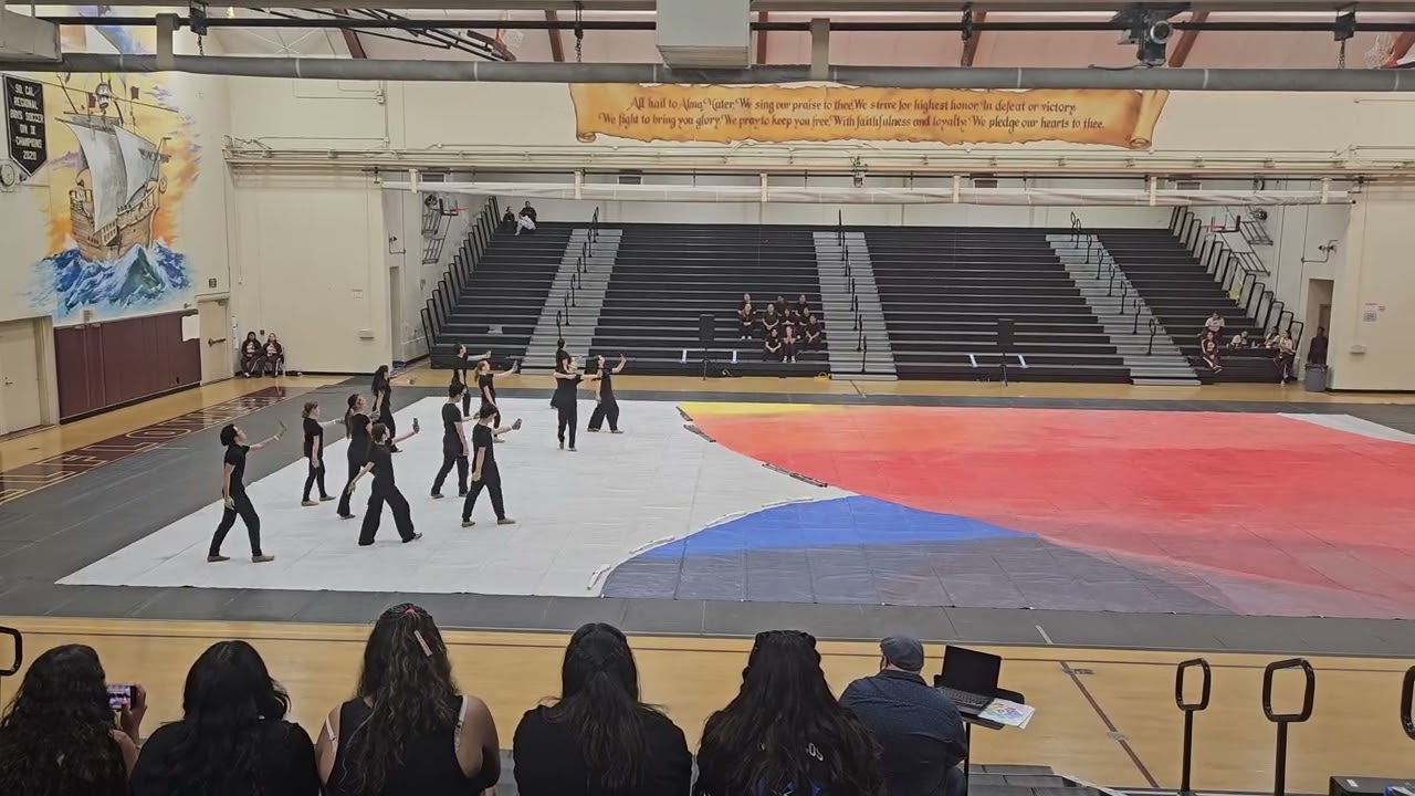 South Pasadena High School Winter Guard 'Saturated Spaces' @ Bellflower HS 2/7/26 