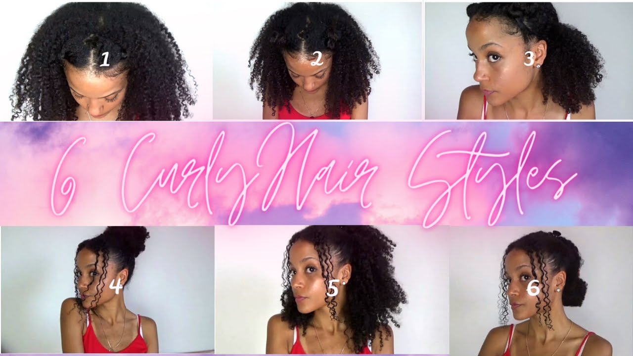 CAPELLI AFRO RICCI - 6 ACCONCIATURE SUPER CARINE - SUMMER HAIRSTYLES 2020