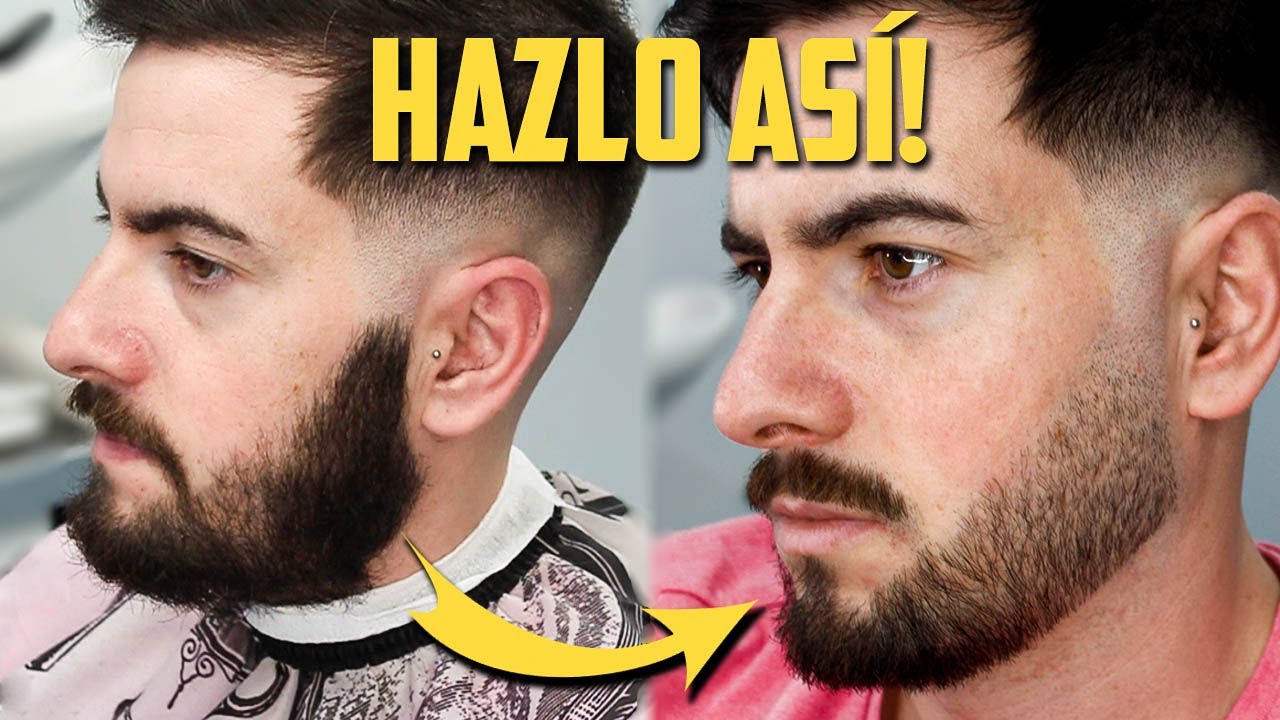 ARREGLO de BARBA como TAPAR HUECOS - Bien explicado