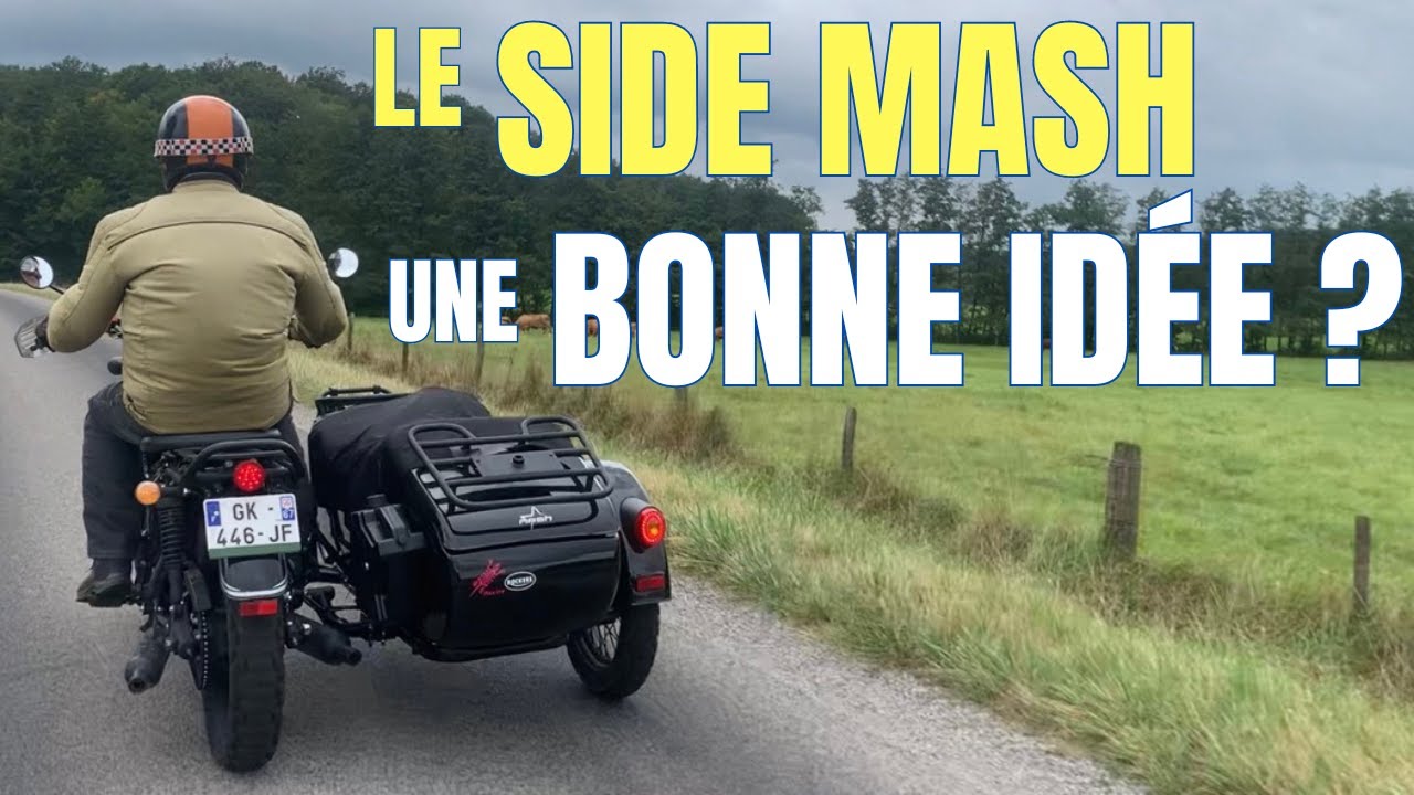 Le  Test complet du Side Car Mash 400 sur les petites routes de Moselle. Une machine à la hauteur ?