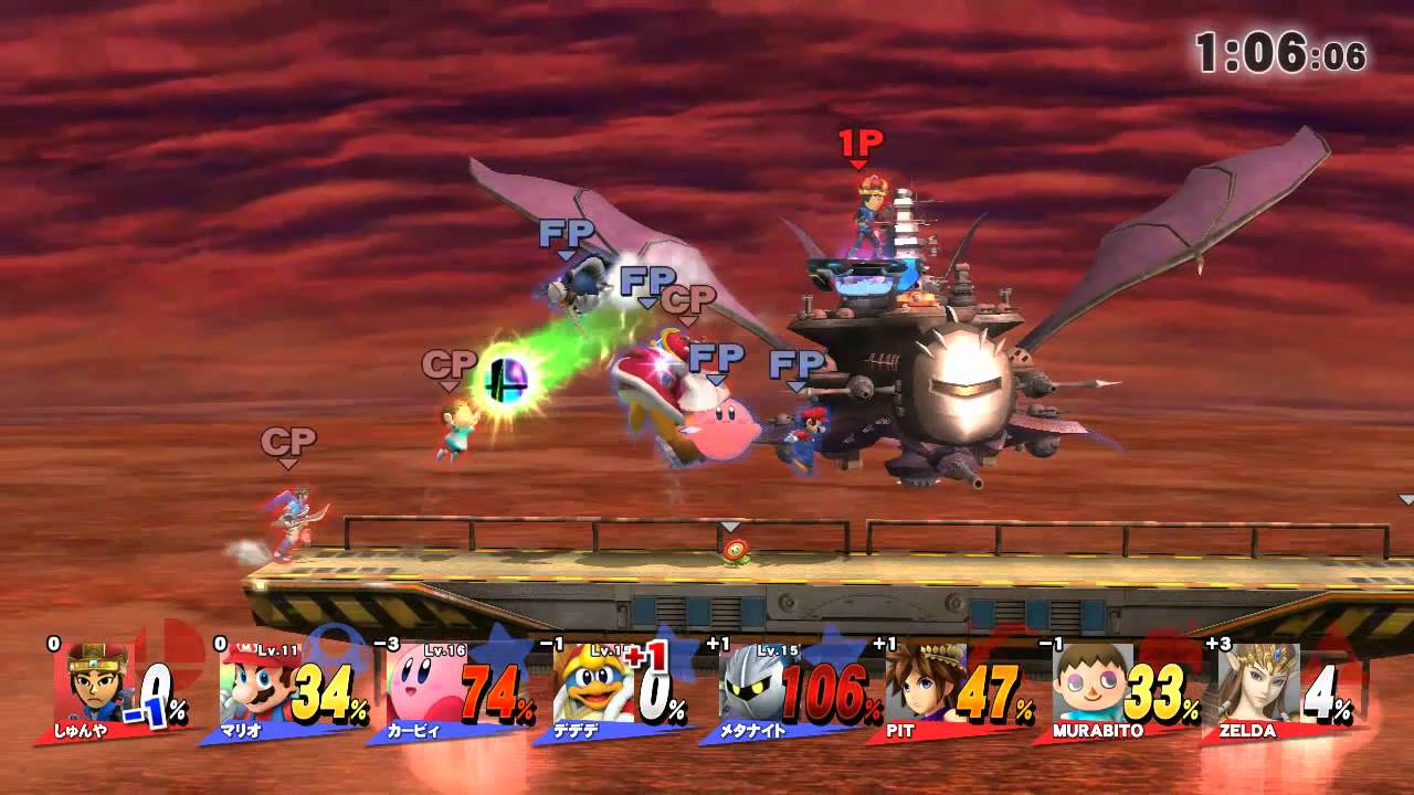 amiiboとチームバトル