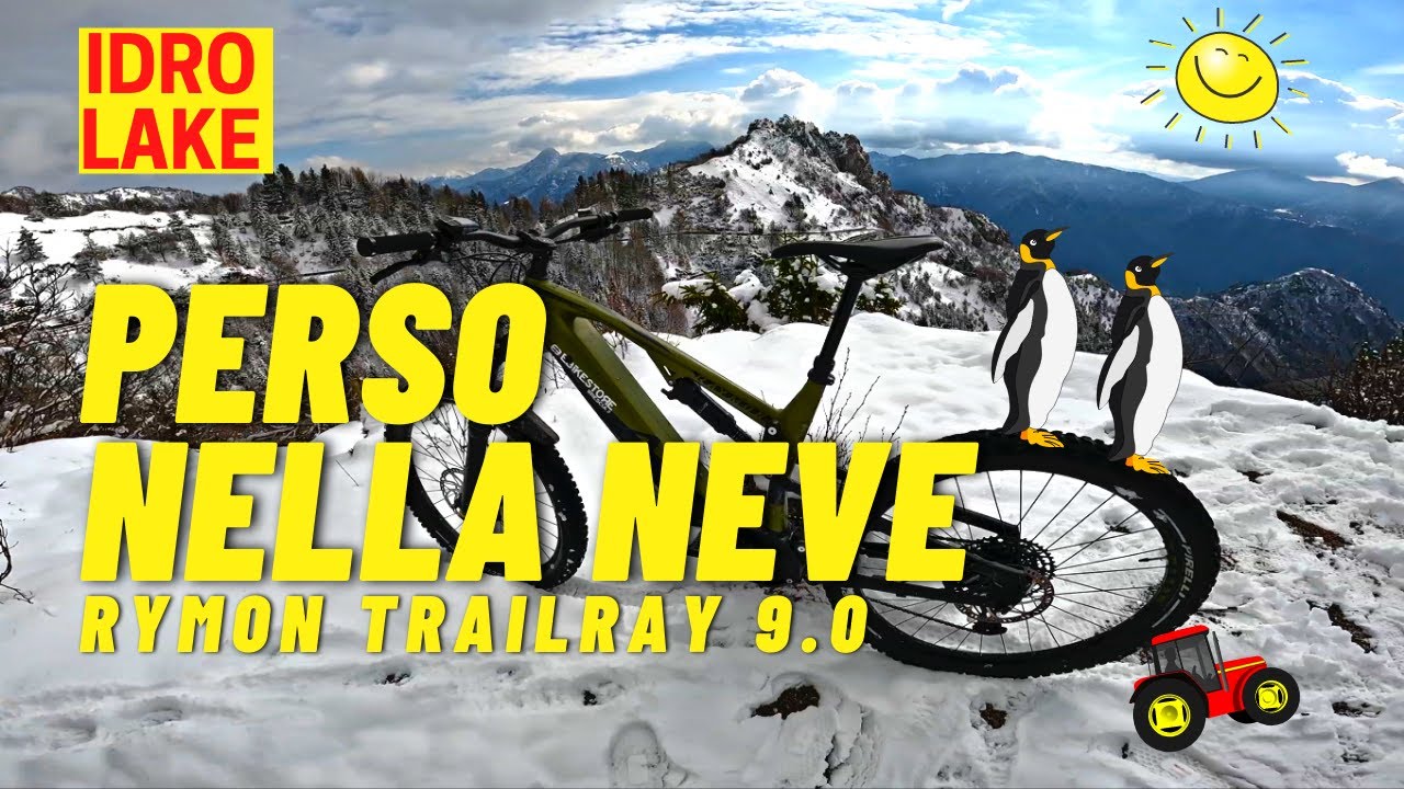 MTB: PERSO NELLA NEVE AL PASSO BAREMONE E MONTE CENSO