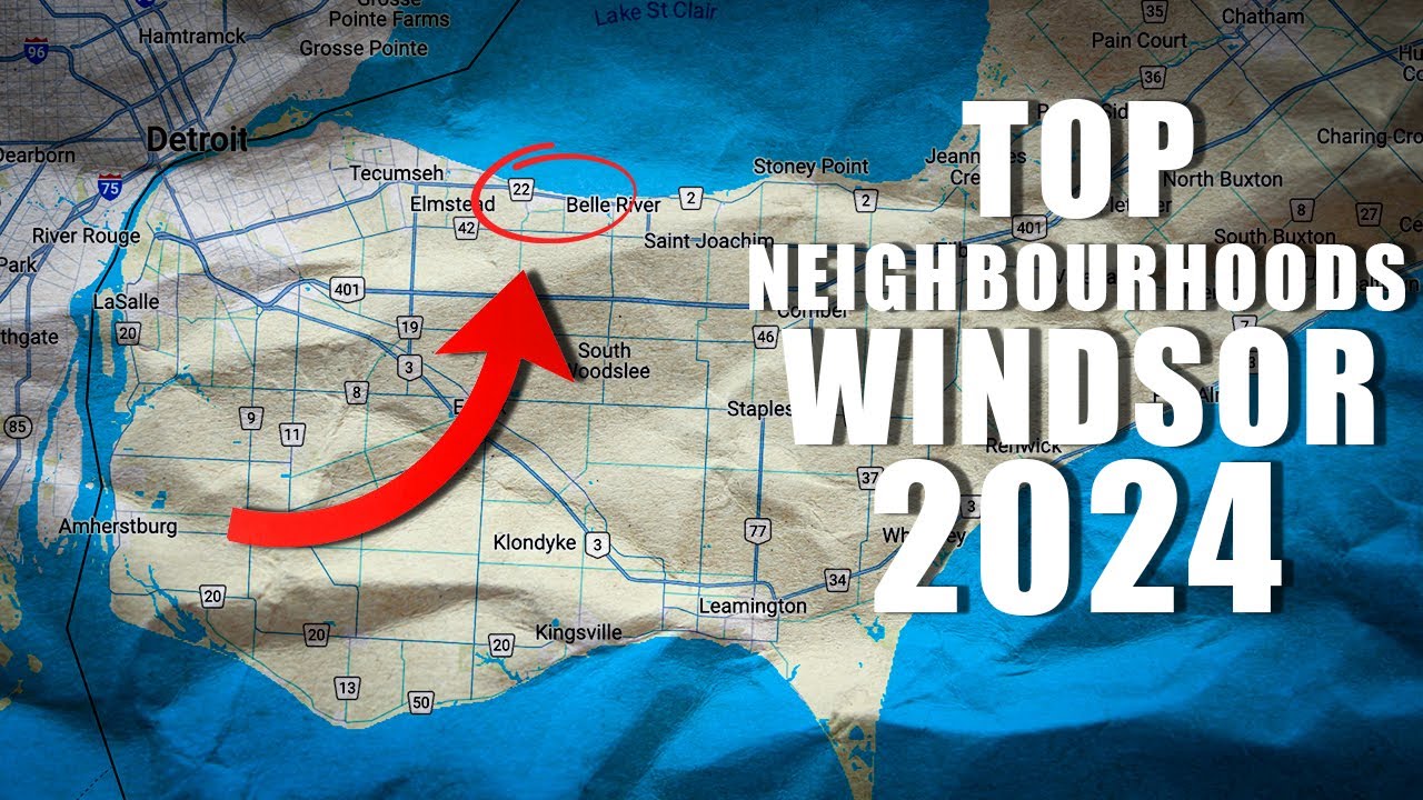 Пять лучших районов Виндзора, Онтарио, 2024 год