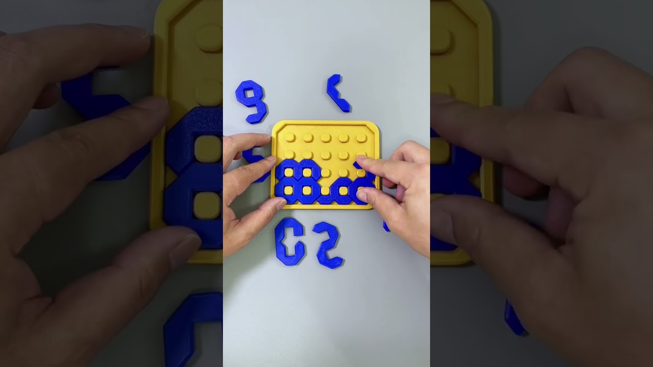 Can you put all the numbers from 0 to 9 into the frame? #puzzles #IQ #iqtest