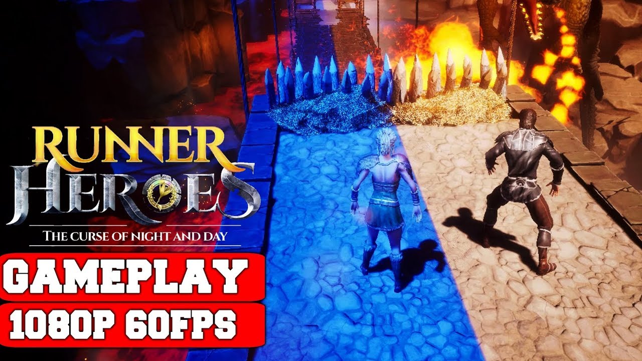 RUNNER HEROES: The curse of night and day Gameplay (PC)