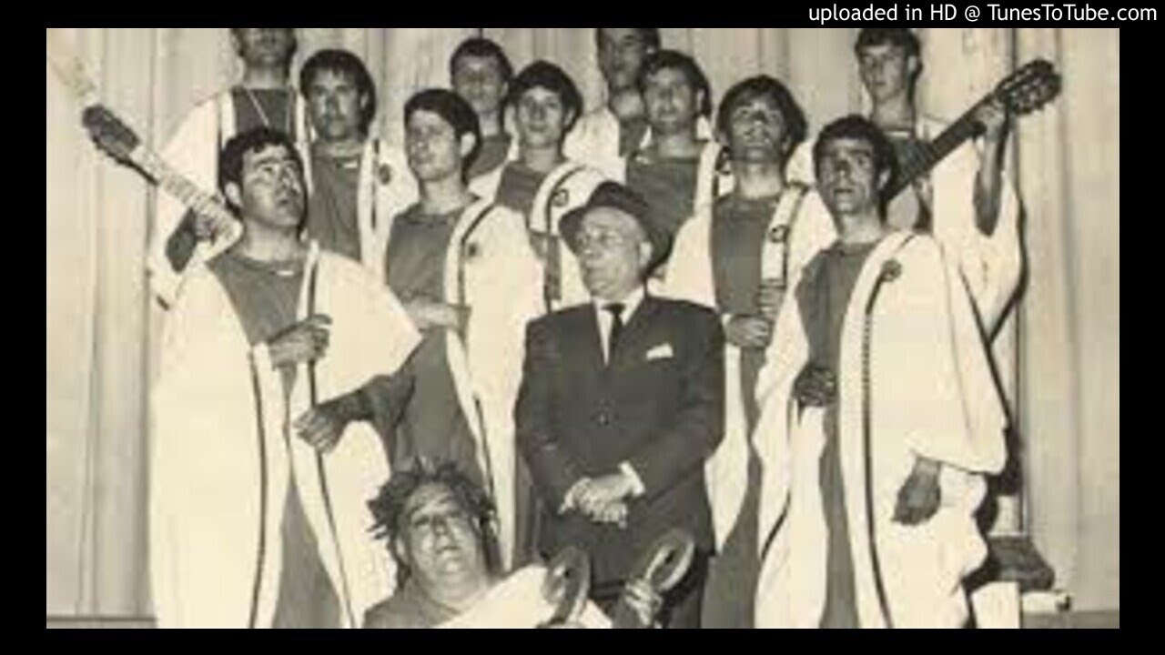 1968 Comparsa Los Senadores Romanos 01 - Dandole las buenas noches