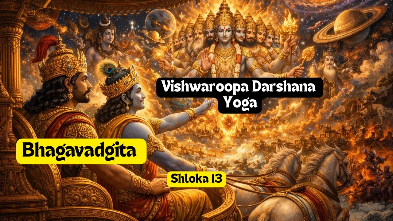 Master This Powerful Shloka in 180 Seconds | Bhagavad-Gita Chapter 11 Shloka 13