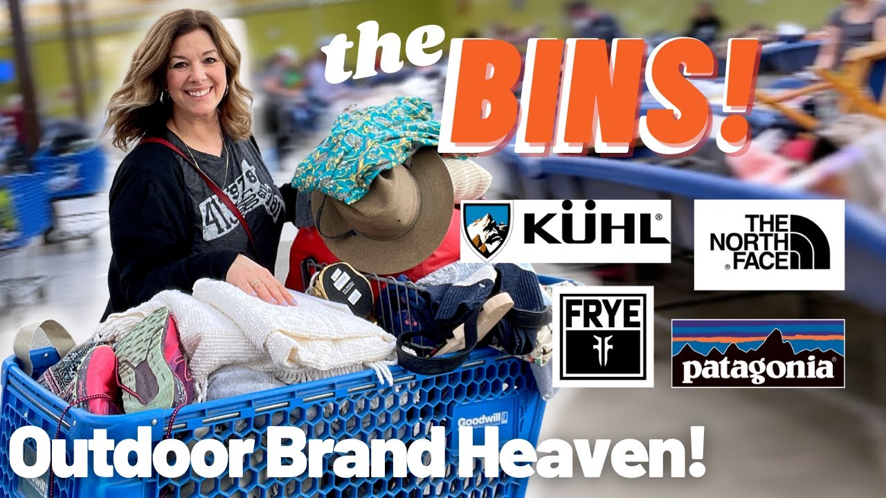 Amazing Thrift HAUL! FULL CART at the Goodwill Outlet! Outdoor Brands Heaven!