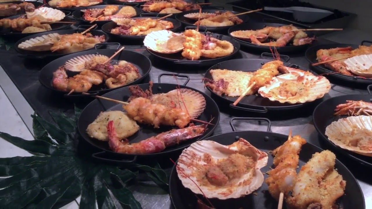 Il buffet dell'Hotel Nettuno Igea Marina