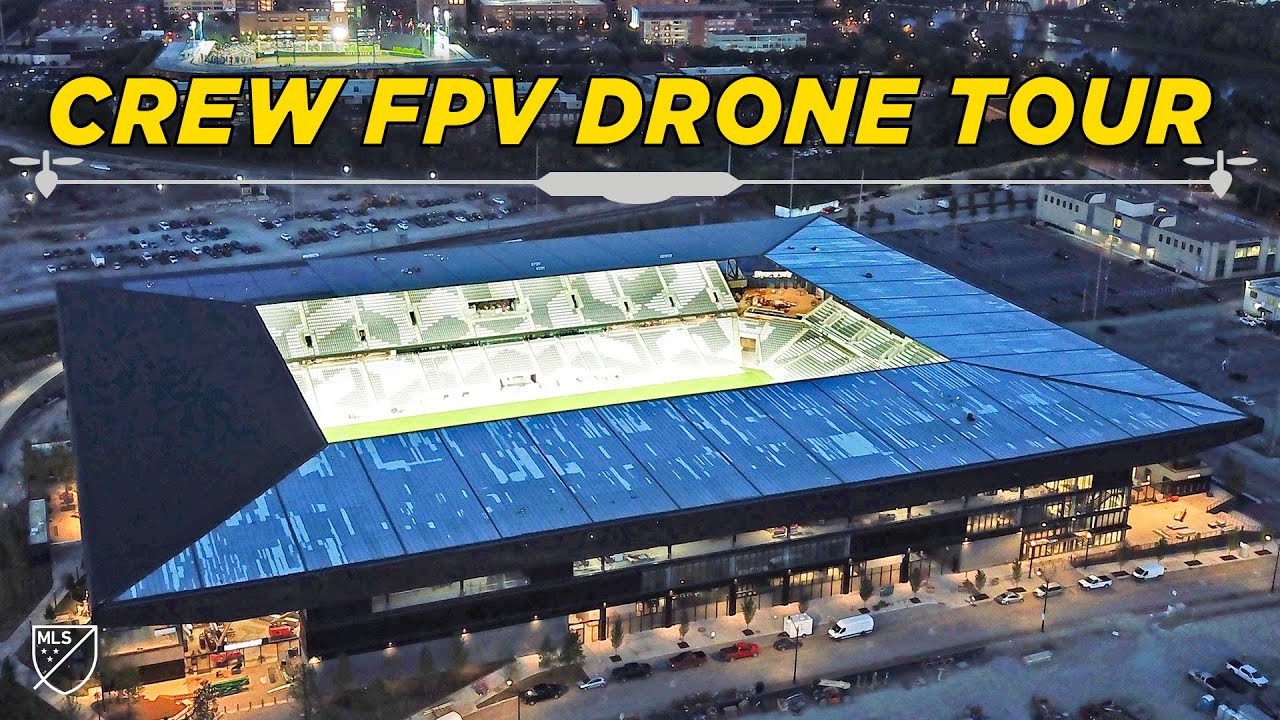 THE HOUSE THE CREW BUILT! FPV Drone Tour of Columbus' New Stadium
