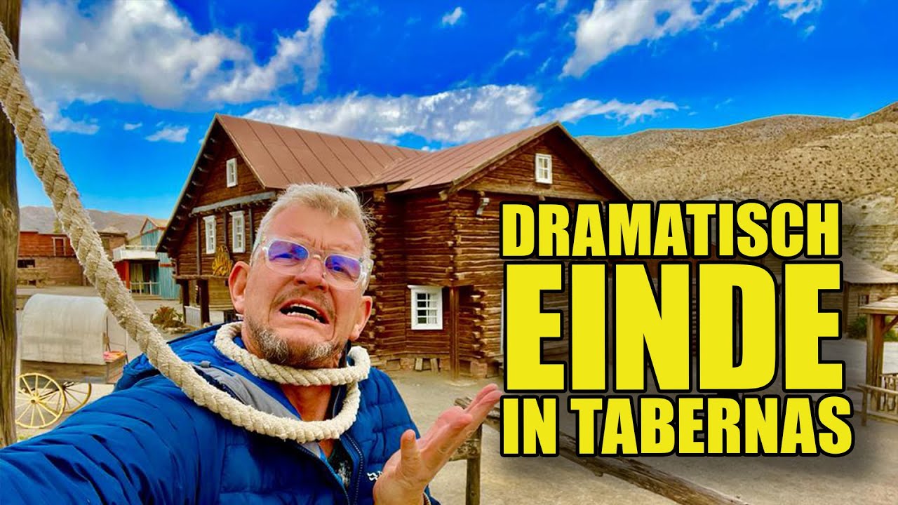 DRAMATISCH EINDE IN TABERNAS - Solo camping Spanje Portugal - DWVLOGT #148