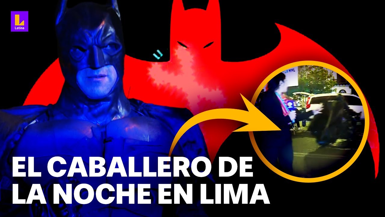 Batman llega a combatir el crimen en Lima: El vigilante enmascarado viral de Tik Tok