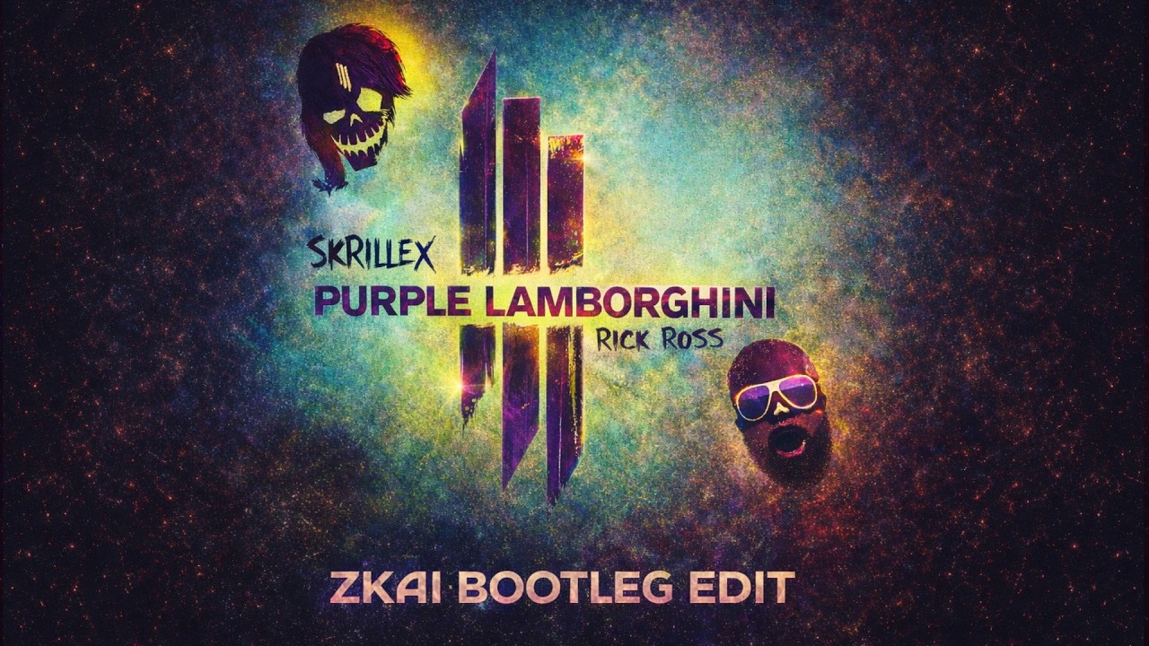 Skrillex & Rick Ross - Purple Lamborghini (ZKAI Bootleg Edit) [Visualizer]