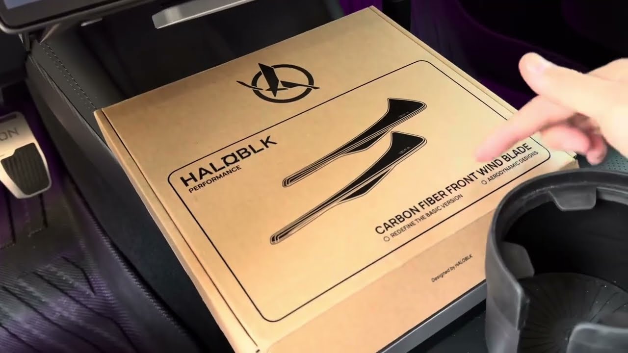 Переднее крыло Tesla Model 3 Highland / Y из карбона Juniper от HALOBLK!