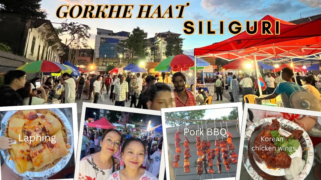 Exploring Gorkhe Haat | SILIGURI | Tradidional Nepali Food Hunt🤩