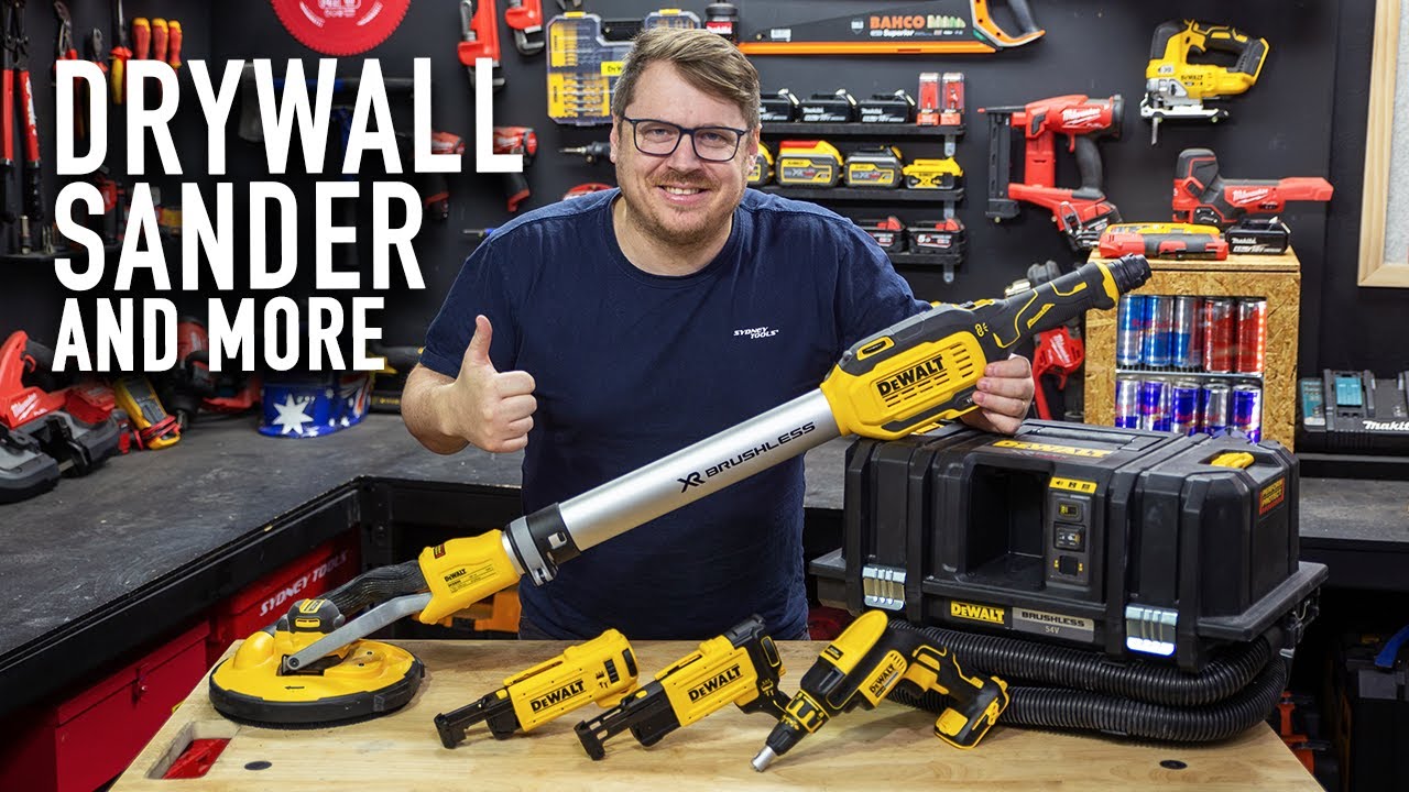НОВАЯ 18-вольтовая шлифовальная машина для гипсокартона от DeWalt И НЕ ТОЛЬКО!!!