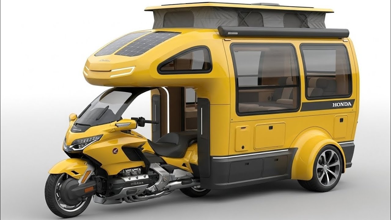 2026 Honda Gold Wing Electric Tricycle Camper Review | The Future of Luxury Motorcycle Touring