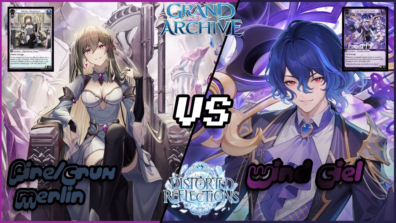 Fire Crux Merlin vs. Wind Umbra Ciel | Grand Archive TCG Gameplay Commentary