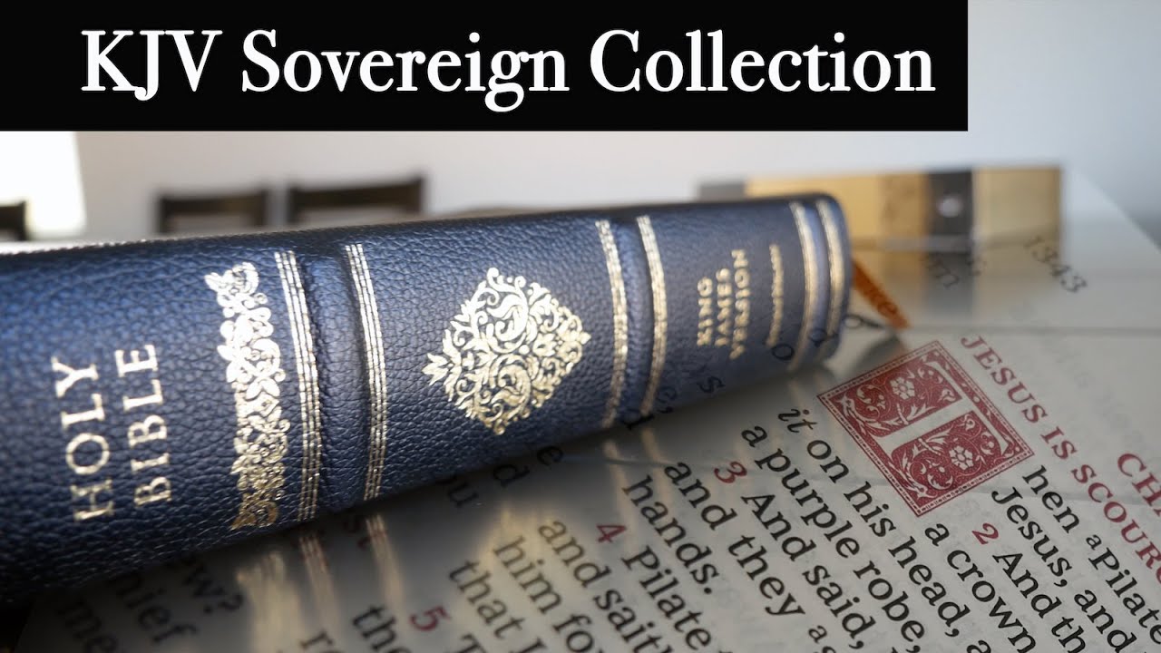 Thomas Nelson KJV Sovereign Collection | Black Genuine Leather