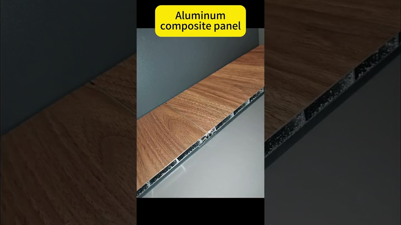 Take a look at the effect of aluminum composite panels on the wall