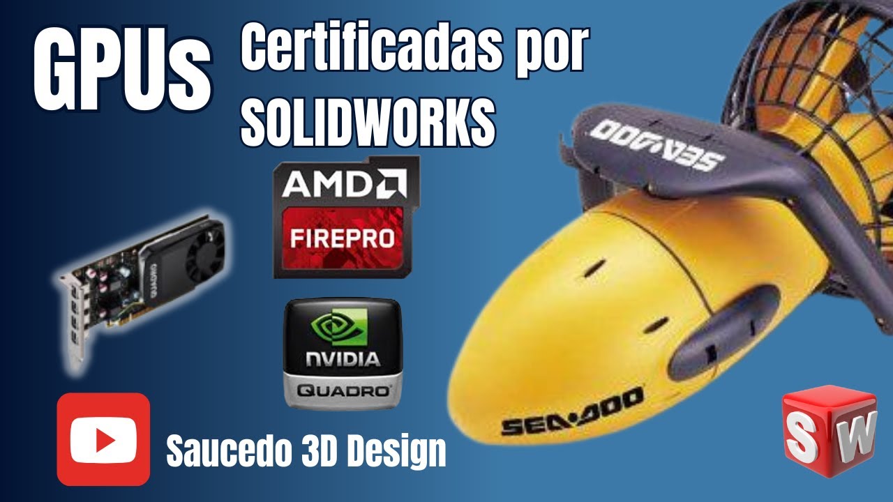 Optimiza tu Diseño 3D con Computadoras y GPUs Certificadas por SOLIDWORKS 💡