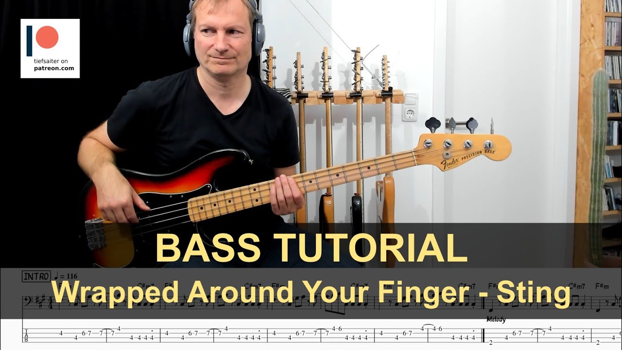 Wrapped Around Your Finger (live) - The Police | Bass Tutorial (Sheet + TABs)