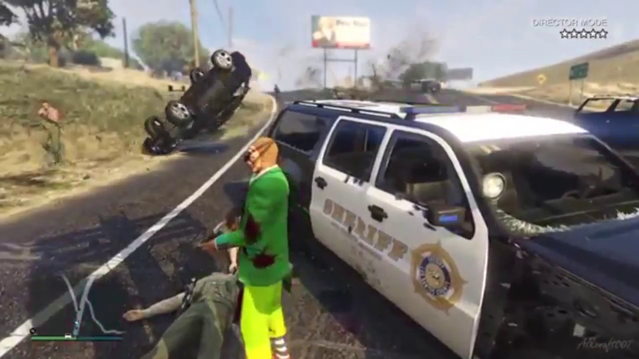 GTA 5 [ V ] Brutal Deaths/Kills - Fail Compilation #1